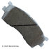 085-1863 by BECK ARNLEY - PREMIUM ASM BRAKE PADS