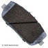 085-1872 by BECK ARNLEY - PREMIUM ASM BRAKE PADS