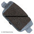 085-1897 by BECK ARNLEY - PREMIUM ASM BRAKE PADS