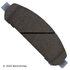 085-1888 by BECK ARNLEY - PREMIUM ASM BRAKE PADS