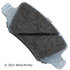 085-1890 by BECK ARNLEY - PREMIUM ASM BRAKE PADS