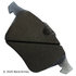 085-1898 by BECK ARNLEY - PREMIUM ASM BRAKE PADS