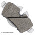 085-1921 by BECK ARNLEY - PREMIUM ASM BRAKE PADS