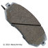 085-1947 by BECK ARNLEY - PREMIUM ASM BRAKE PADS