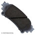 085-1949 by BECK ARNLEY - PREMIUM ASM BRAKE PADS