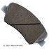 085-1950 by BECK ARNLEY - PREMIUM ASM BRAKE PADS