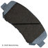 085-1963 by BECK ARNLEY - PREMIUM ASM BRAKE PADS