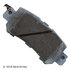 085-1964 by BECK ARNLEY - PREMIUM ASM BRAKE PADS