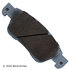 085-1965 by BECK ARNLEY - PREMIUM ASM BRAKE PADS