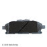 085-1967 by BECK ARNLEY - PREMIUM ASM BRAKE PADS