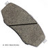 085-1957 by BECK ARNLEY - PREMIUM ASM BRAKE PADS