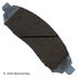 085-1968 by BECK ARNLEY - PREMIUM ASM BRAKE PADS