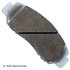 085-1969 by BECK ARNLEY - PREMIUM ASM BRAKE PADS