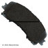 085-1987 by BECK ARNLEY - PREMIUM ASM BRAKE PADS