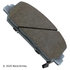 085-1980 by BECK ARNLEY - PREMIUM ASM BRAKE PADS