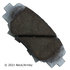 085-1982 by BECK ARNLEY - PREMIUM ASM BRAKE PADS