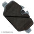 085-2044 by BECK ARNLEY - PREMIUM ASM BRAKE PADS