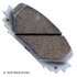 085-2036 by BECK ARNLEY - PREMIUM ASM BRAKE PADS