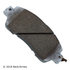 085-2065 by BECK ARNLEY - PREMIUM ASM BRAKE PADS