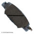 085-2082 by BECK ARNLEY - PREMIUM ASM BRAKE PADS