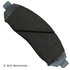 085-2057 by BECK ARNLEY - PREMIUM ASM BRAKE PADS