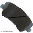 085-2061 by BECK ARNLEY - PREMIUM ASM BRAKE PADS