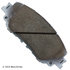 085-2093 by BECK ARNLEY - PREMIUM ASM BRAKE PADS