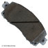 085-2092 by BECK ARNLEY - PREMIUM ASM BRAKE PADS