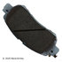 085-2103 by BECK ARNLEY - PREMIUM APPLICATION SPECIFIC MATERIAL BRAKE PADS