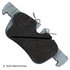 085-2107 by BECK ARNLEY - PREMIUM APPLICATION SPECIFIC MATERIAL BRAKE PADS