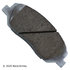 085-2075 by BECK ARNLEY - PREMIUM ASM BRAKE PADS