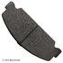 089-1252 by BECK ARNLEY - PREMIUM BRAND BRAKE PADS