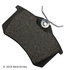 089-1325 by BECK ARNLEY - PREMIUM BRAND BRAKE PADS