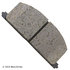 089-1220 by BECK ARNLEY - PREMIUM BRAND BRAKE PADS