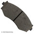 089-1381 by BECK ARNLEY - PREMIUM BRAND BRAKE PADS