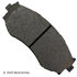 089-1364 by BECK ARNLEY - PREMIUM BRAND BRAKE PADS