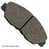 089-1367 by BECK ARNLEY - PREMIUM BRAND BRAKE PADS