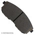 089-1370 by BECK ARNLEY - PREMIUM BRAND BRAKE PADS