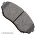 089-1458 by BECK ARNLEY - PREMIUM BRAND BRAKE PADS