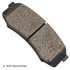 089-1502 by BECK ARNLEY - PREMIUM BRAND BRAKE PADS