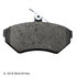 089-1536 by BECK ARNLEY - PREMIUM BRAND BRAKE PADS