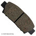 089-1534 by BECK ARNLEY - PREMIUM BRAND BRAKE PADS