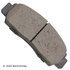 089-1574 by BECK ARNLEY - PREMIUM BRAND BRAKE PADS