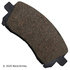 089-1554 by BECK ARNLEY - PREMIUM BRAND BRAKE PADS