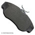 089-1587 by BECK ARNLEY - PREMIUM BRAND BRAKE PADS