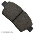 089-1621 by BECK ARNLEY - PREMIUM BRAND BRAKE PADS