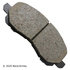 089-1656 by BECK ARNLEY - PREMIUM BRAND BRAKE PADS