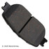 089-1657 by BECK ARNLEY - PREMIUM BRAND BRAKE PADS