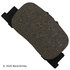 089-1670 by BECK ARNLEY - PREMIUM BRAND BRAKE PADS