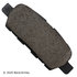 089-1687 by BECK ARNLEY - PREMIUM BRAND BRAKE PADS